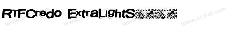 RTFCredo ExtraLightS字体转换
